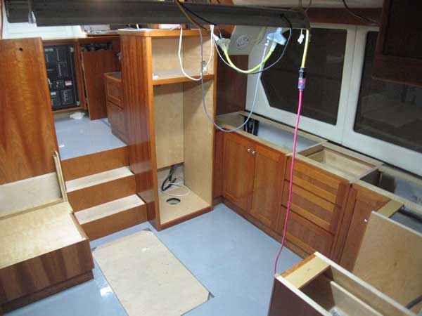 Fast Trawler Galley