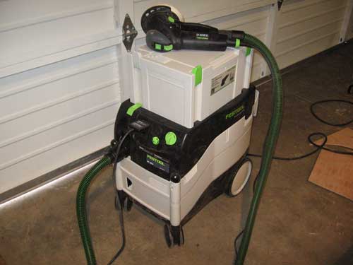 Festool CT33 vac RO150 sander